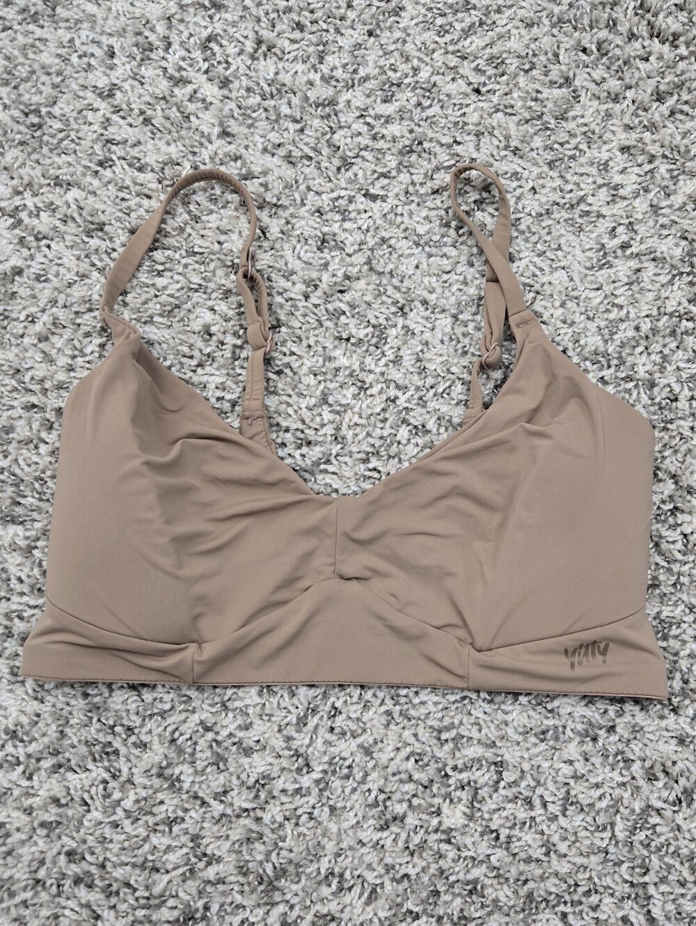 Yitty Smoothed Reality Plunge Bralette in Moody Taupe